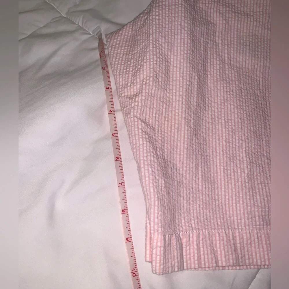 J. Crew pink and white Rivington shorts— mens 34W